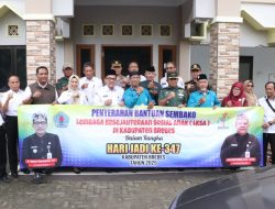 Peringati Hari Jadi ke-347, Pemkab Brebes Salurkan Sembako ke LKSA