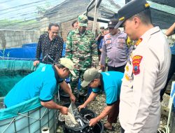 Polsek Paguyangan dan Dinas Perikanan Brebes Sukses Panen Perdana Ikan Lele