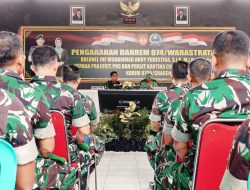 Kunjungi Kodim Sragen,Danrem 074/Wrt beri kabar gembira
