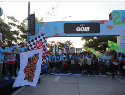 Ribuan Peserta Meriahkan Heritage Color Fun Run 2025 di Rest Area Banjaratma Brebes