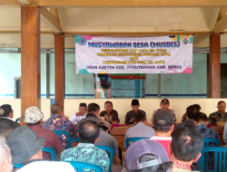 Pemerintah Desa Kretek Gelar Musdes RKPDes 2026 dan Fokus Ketahanan Pangan