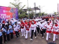 75 Regu Meriahkan Lomba Gerak Jalan HUT RI ke-80 Kabupaten Brebes