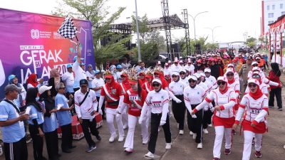 75 Regu Meriahkan Lomba Gerak Jalan HUT RI ke-80 Kabupaten Brebes