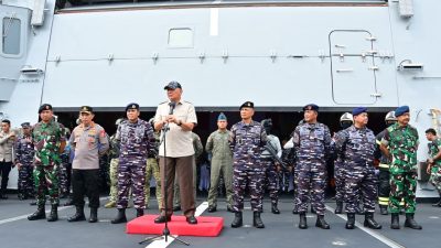 Frigate Terbesar Se-Asia Tenggara Milik TNI AL, KRI Brawijaya-320 Tiba di Tanah Air