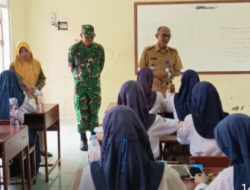 Babinsa dan Camat Bersinergi Sukseskan Program Makan Bergizi Gratis di Tonjong, Brebes