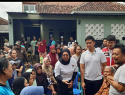 Kaesang Pangarep Tinjau Lokasi Banjir di Brebes, Beri Bantuan dan Semangati Warga
