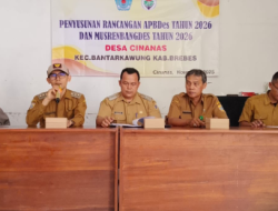 Pemdes Cinanas Gelar Penyusunan APBDes 2026 dan Musrenbangdes, Prioritaskan Pembangunan Infrastruktur Jalan
