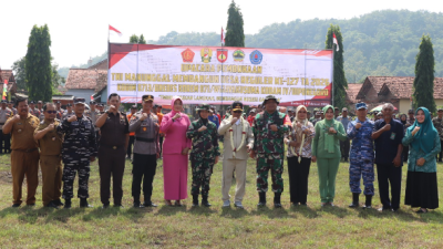 TMMD Reguler ke-127 Resmi Dibuka di Desa Cikuya, Wabup Brebes: Pembangunan Harus Menyentuh Kebutuhan Rakyat