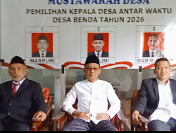 Pemilihan Kades PAW Desa Benda Berlangsung Lancar, Khalimi Raih Suara Terbanyak