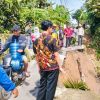 Jalan Longsor di Kedungoleng Brebes, Akses Warga Terancam Terputus