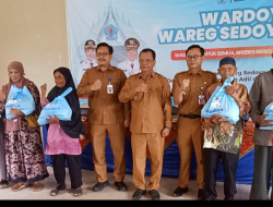 412 Paket Sembako Wardoyo Tahap I Disalurkan di Paguyangan, Wabup Brebes Tekankan Tepat Sasaran