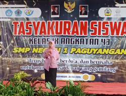 Tasyakuran dan Pelepasan 358 Siswa SMPN 1 Paguyangan Berlangsung Haru dan Meriah