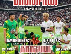 Semifinal Wurja Cup 2026: Bambu Kuning FC Tantang Asri FC, Laga Bergengsi Siap Hibur Pecinta Sepak Bola Brebes