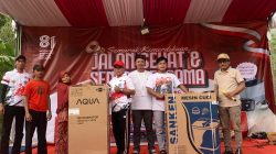 Semangat Gotong Royong Warnai Jalan Sehat HUT RI ke-81 di Dusun Cirumyang