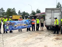 Operasi Patuh Candi 2026: Lima Truk di Rest Area Tol Brebes Terima Surat Teguran